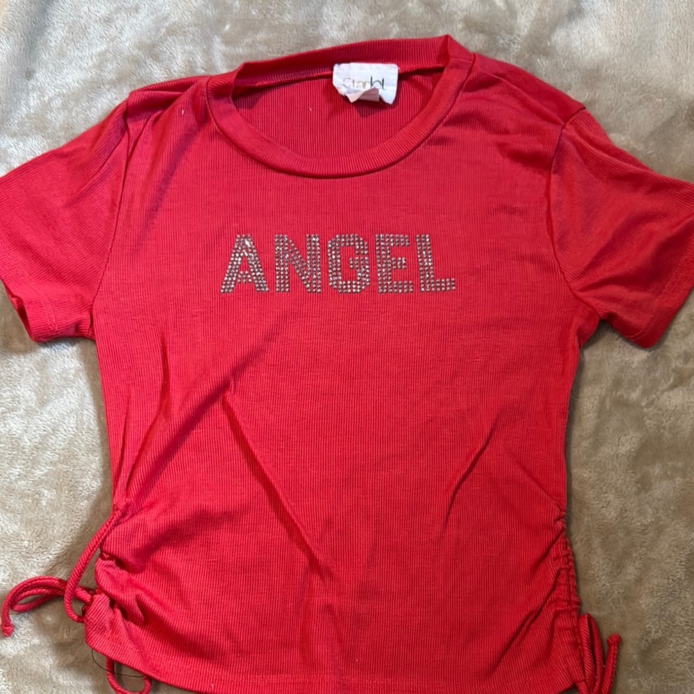 Starlet Women’s Red Angel Graphic T-Shirt